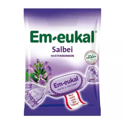 EM-EUKAL Cukierki z cukrem szałwiowym, 75 g EM-EUKAL Cukierki z cukrem szałwiowym, 75 g