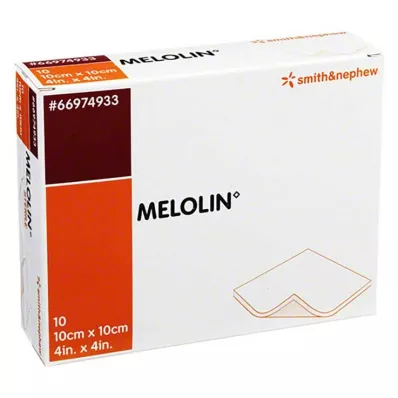 MELOLIN Opatrunki na rany 10x10 cm sterylne, 10 szt MELOLIN Opatrunki na rany 10x10 cm sterylne, 10 szt