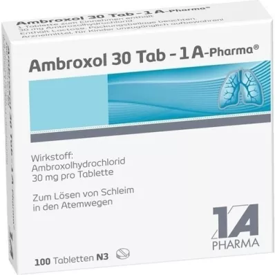 AMBROXOL 30 tabletek Tab-1A Pharma, 100 szt