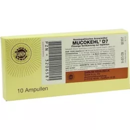 MUCOKEHL Ampułki D 7, 10X1 ml