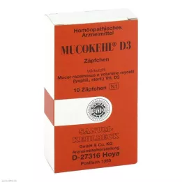 MUCOKEHL Czopki D 3, 10 szt