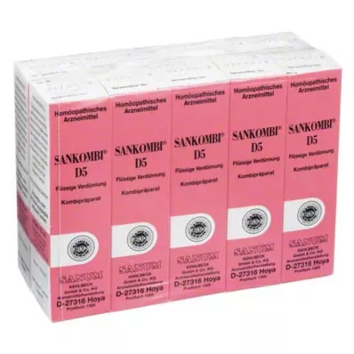 SANKOMBI D 5 kropli, 10 x 10 ml