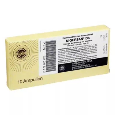Nigersan D 6 ampułek, 10x1 ml
