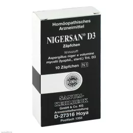 NIGERSAN Czopki D 3, 10 szt