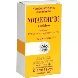 NOTAKEHL Czopki D 3, 10 szt