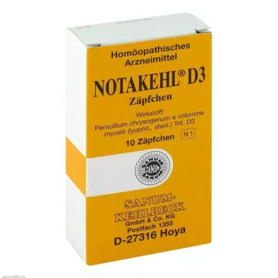 NOTAKEHL Czopki D 3, 10 szt