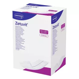 ZETUVIT Kompresy chłonne sterylne 20x40 cm, 5 szt