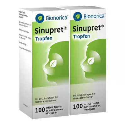 SINUPRET Krople, 2 x 100 ml
