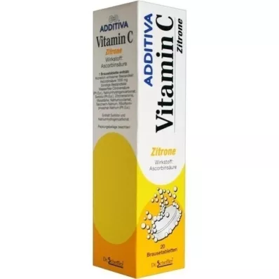 ADDITIVA Witamina C 1 g tabletki musujące, 20 szt