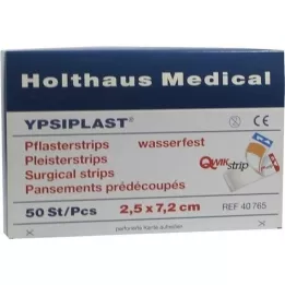 PFLASTERSTRIPS Ypsiplast wodoodporny 2,5x7,2 cm, 50 szt