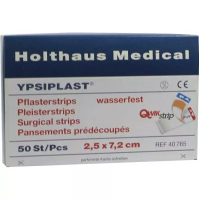 PFLASTERSTRIPS Ypsiplast wodoodporny 2,5x7,2 cm, 50 szt
