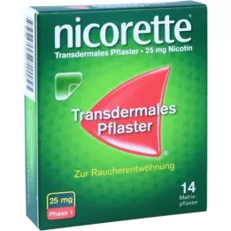 NICORETTE TX Plaster 25 mg, 14 szt