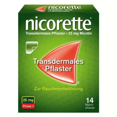 NICORETTE TX Plaster 25 mg, 14 szt
