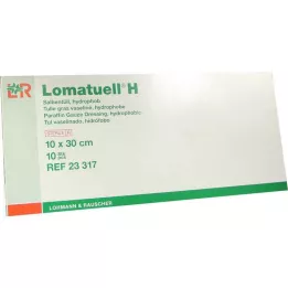 LOMATUELL H Maść tiulowa 10x30 cm sterylna, 10 szt
