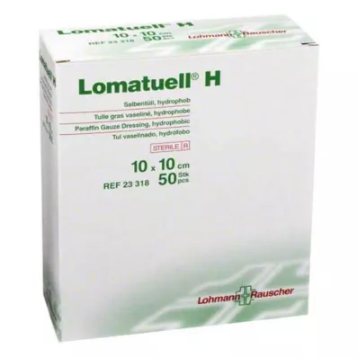LOMATUELL H Maść tiulowa 10x10 cm sterylna, 50 szt