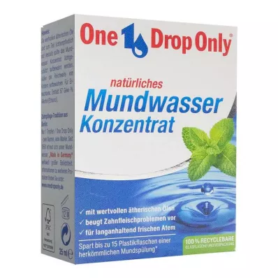 ONE DROP Tylko naturalny koncentrat do płukania jamy ustnej, 25 ml ONE DROP Tylko naturalny koncentrat do płukania jamy ustnej, 25 ml