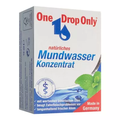 ONE DROP Tylko naturalny koncentrat do płukania jamy ustnej, 10 ml ONE DROP Tylko naturalny koncentrat do płukania jamy ustnej, 10 ml