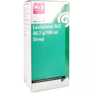 LACTULOSE AbZ 66,7 g/100 ml syropu, 1000 ml