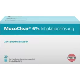 MUCOCLEAR 6% roztwór inhalacyjny NaCl, 60 x 4 ml
