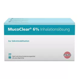 MUCOCLEAR 6% roztwór inhalacyjny NaCl, 60 x 4 ml