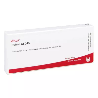 PULMO GL D 15 Ampułki, 10 x 1 ml