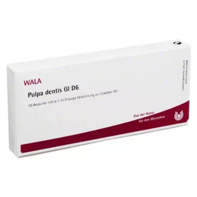 PULPA DENTIS GL D 6 ampułek, 10 x 1 ml PULPA DENTIS GL D 6 ampułek, 10 x 1 ml
