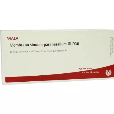 MEMBRANA sinuum paransalium GL D 30 ampułek, 10X1 ml MEMBRANA sinuum paransalium GL D 30 ampułek, 10X1 ml