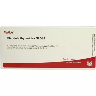 GLANDULA THYREOIDEA GL D 15 Ampułki, 10 x 1 ml