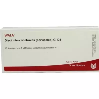 DISCI intervertebrales cervicales GL D 8 ampułek, 10X1 ml