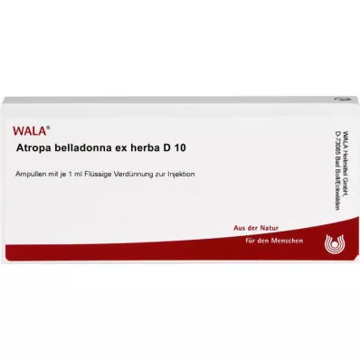 ATROPA belladonna ex Herba D 10 ampułek, 10X1 ml