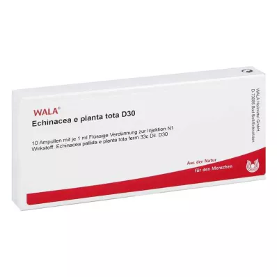 ECHINACEA E planta tota D 30 ampułek, 10X1 ml