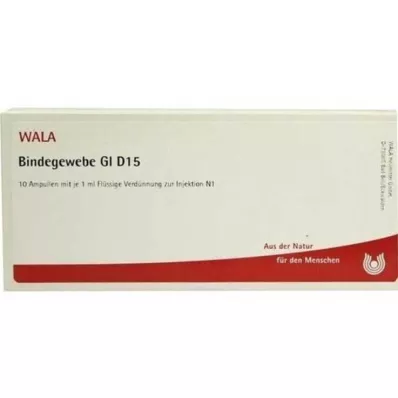 BINDEGEWEBE GL D 15 Ampułki, 10 x 1 ml BINDEGEWEBE GL D 15 Ampułki, 10 x 1 ml