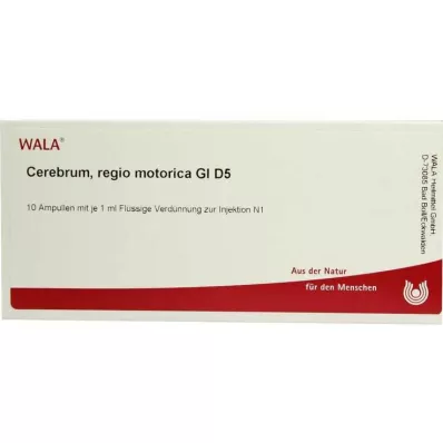 Cerebrum Regio Motor GL D 5 ampułek, 10X1 ml Cerebrum Regio Motor GL D 5 ampułek, 10X1 ml