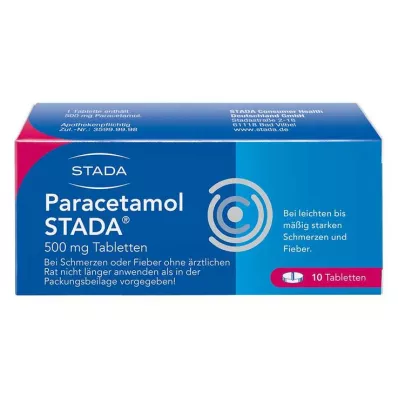 PARACETAMOL STADA Tabletki 500 mg, 10 szt PARACETAMOL STADA Tabletki 500 mg, 10 szt