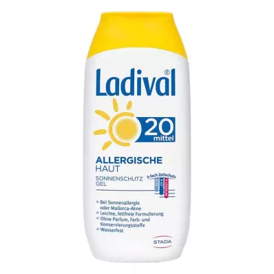 LADIVAL Żel do skóry alergicznej LSF 20, 200 ml LADIVAL Żel do skóry alergicznej LSF 20, 200 ml