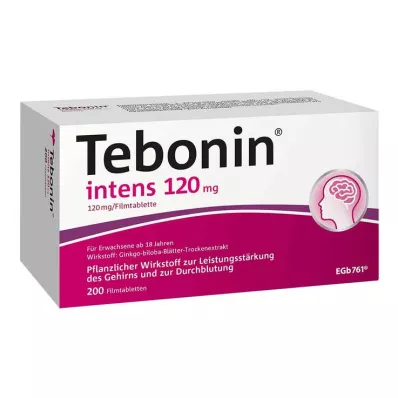 TEBONIN intensywne tabletki powlekane 120 mg, 200 szt