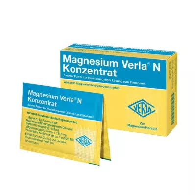 MAGNESIUM VERLA N Koncentrat Plv.e.L. do spożycia, 20 szt MAGNESIUM VERLA N Koncentrat Plv.e.L. do spożycia, 20 szt