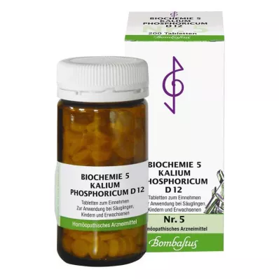 Biochemia 5 Kalium phoricum D 12 tabletek, 200 szt