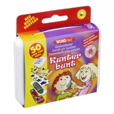 KINDERPFLASTER Kolorowe, 50 szt