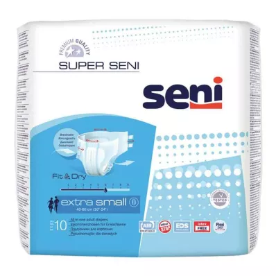 SUPER SENI Majtki chłonne rozmiar XS, 10 szt