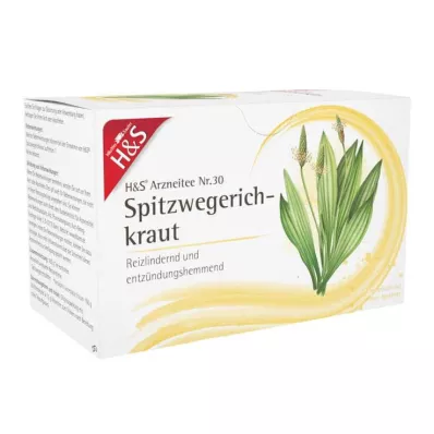 H&amp;S Ribwort Herb Filter Bag, 20X1,5 g