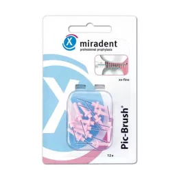 MIRADENT Interd.Pic-Brush wymienna szczoteczka xx-fine pink, 12 szt