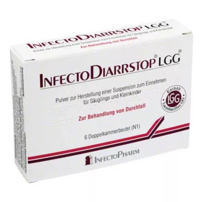INFECTODIARRSTOP LGG Proszek do sporządzania zawiesiny do podawania, 6 szt INFECTODIARRSTOP LGG Proszek do sporządzania zawiesiny do podawania, 6 szt