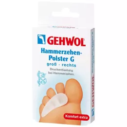 GEHWOL Polimerowo-żelowa podkładka pod palce młotkowate G prawa, 1 szt