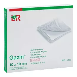 GAZIN Gaza komp.10x10 cm sterylna 8x, 5X2 szt