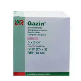 GAZIN Gaza komp.5x5 cm sterylna 8x, 25X2 szt