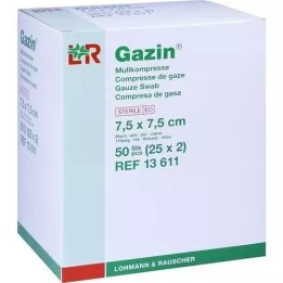 GAZIN Gaza komp.7,5x7,5 cm sterylna 8x, 25X2 szt