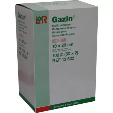 GAZIN Gaza komp.10x20 cm sterylna 8x, 50X2 szt