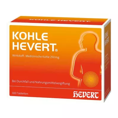 Tabletki Charcoal Hevert, 300 szt Tabletki Charcoal Hevert, 300 szt