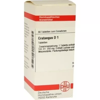 CRATAEGUS D 1 tabletki, 80 szt